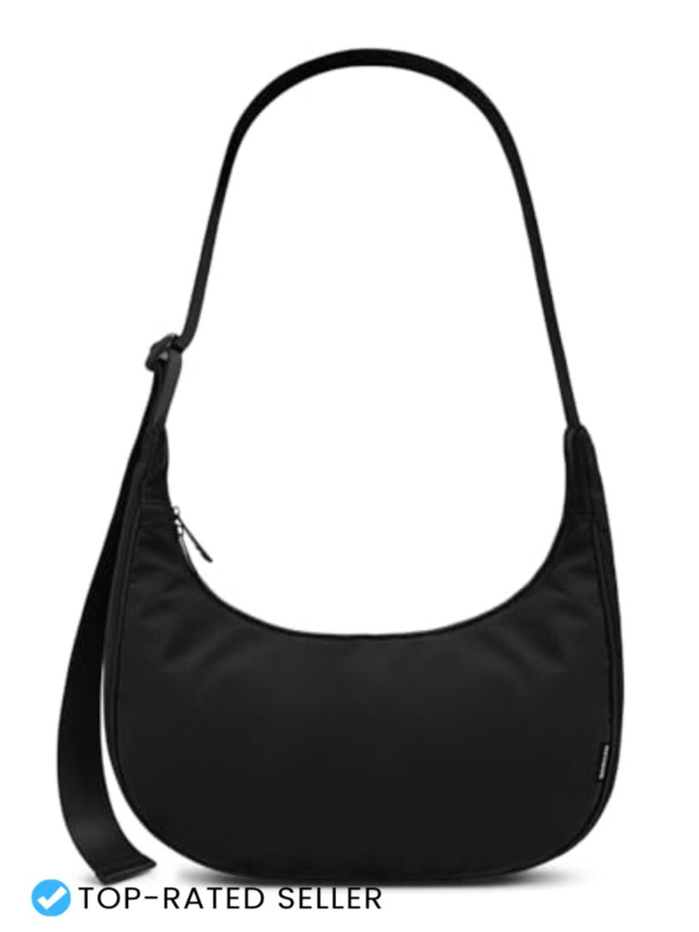 Unisex Crescent Crossbody Bag Adjustable Strap Hobo Purse